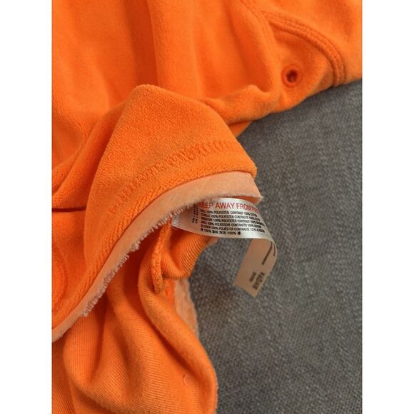 Free People Movement FP Hoodie Womens (M) Orange Let it Go Sweatshirt Oversized - Picture 7 of 7